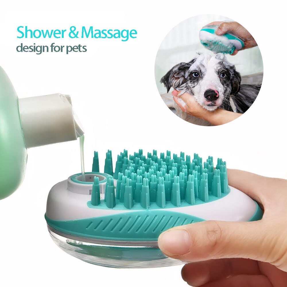Pet Spa Fingertips: Pet Bath Brush!