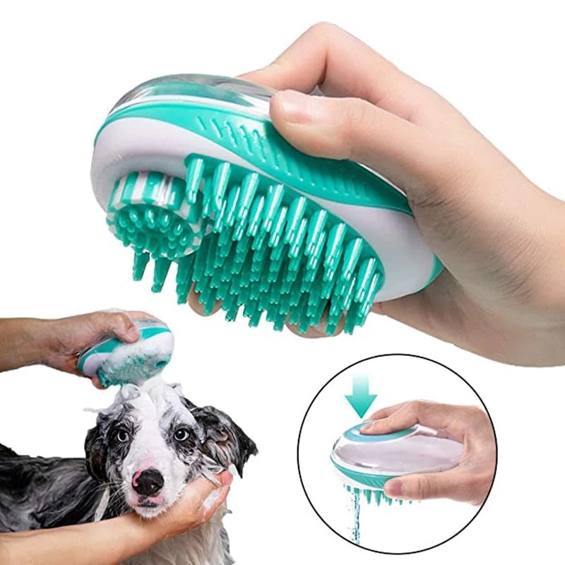 Pet Spa Fingertips: Pet Bath Brush!